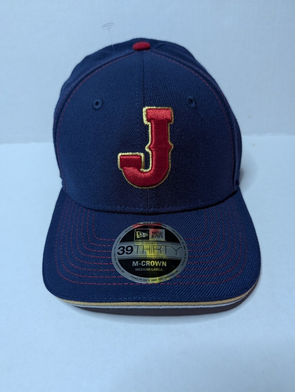 WBC Japan New Era Hat Cap Fitted Men's Medium/Large Blue Baseball 39THIRTY NEW